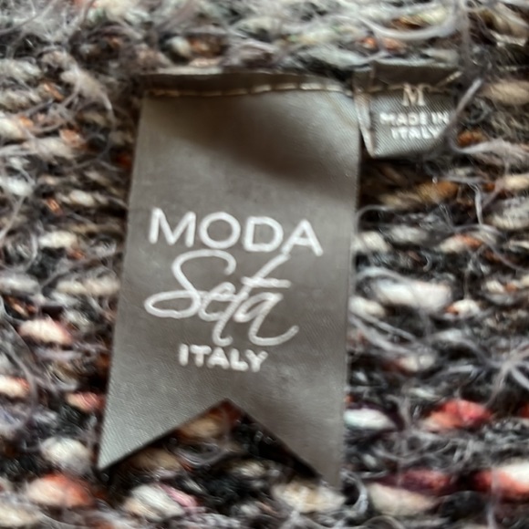 🍃💕Moda Seta Marled Yarn Cardigan Sweater Coat - Picture 9 of 11